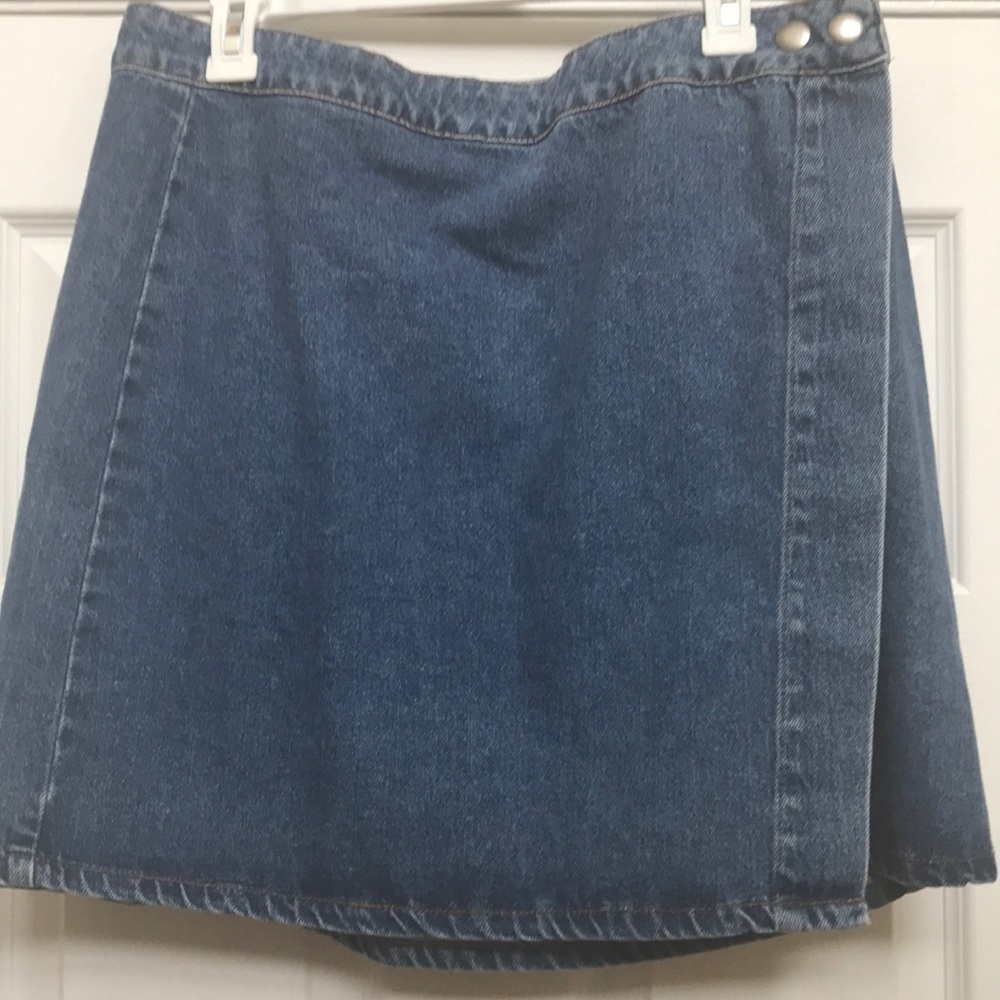 ASOS Denim Wrap Skirt